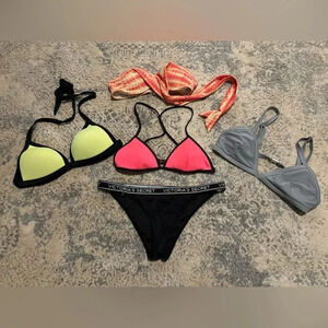 Victoria Secret  Swimsuit- 4 tops, 1 bottom